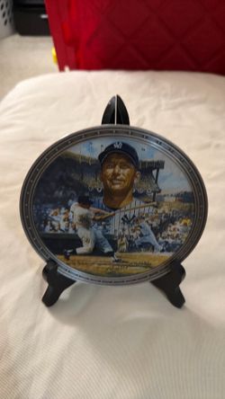 Vintage 1996 Mickey Mantle "Bronx Bomber" Bradford Exchange Plate
