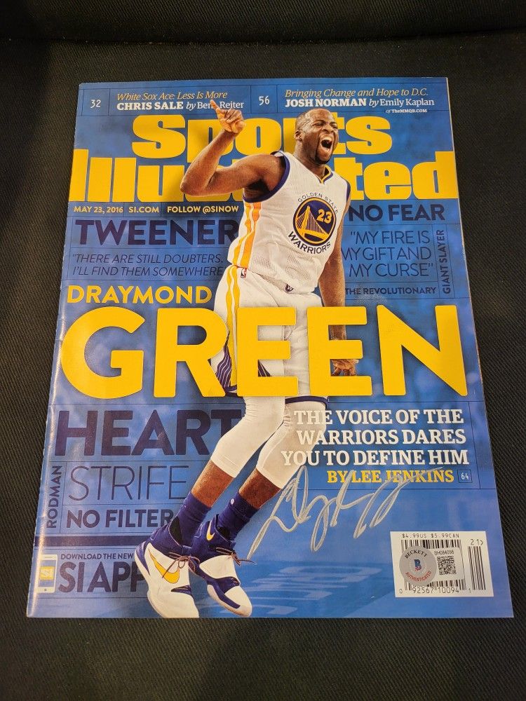 Draymond Green signed Sports Illustrated