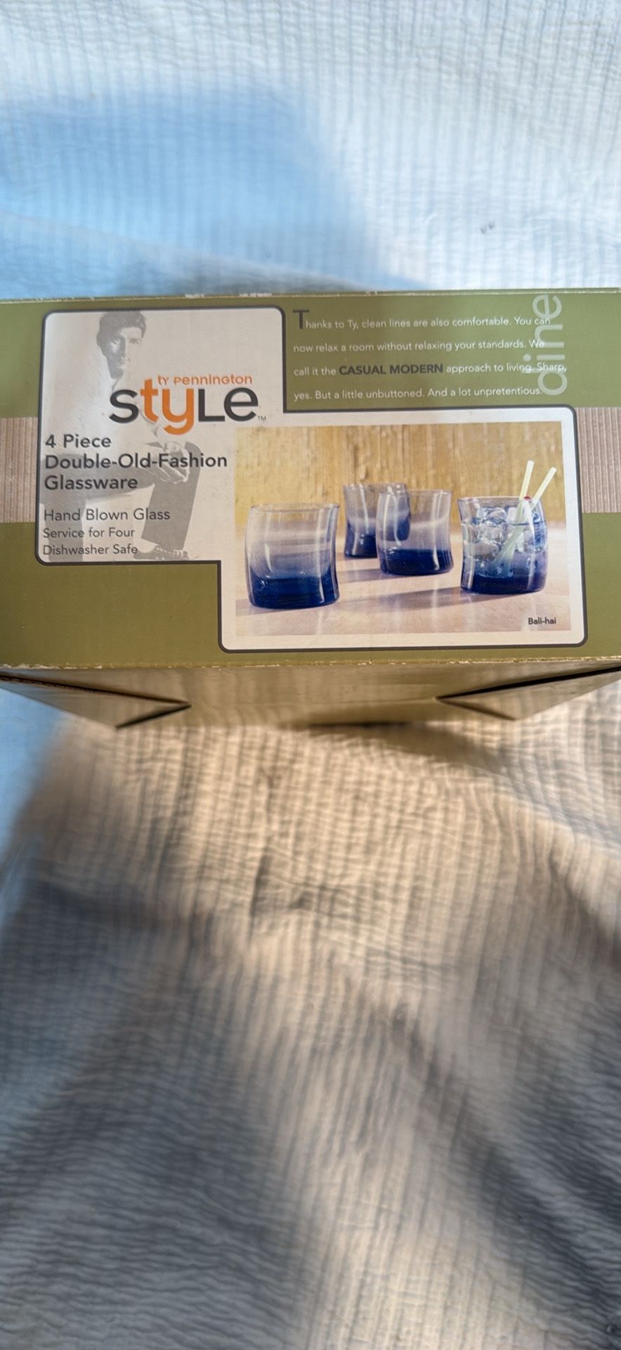 4 Double Old Fashion Glassware