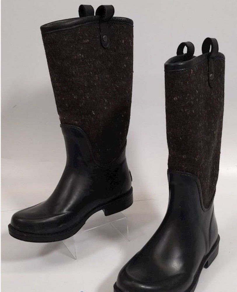 Size 5 UGG welly rubber wool rain Boots