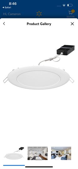 Brand New* 4 Pack Smart Light Juno Wafer Down Light 6”