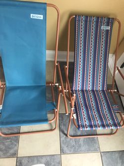 Two chair beach like new $25for both