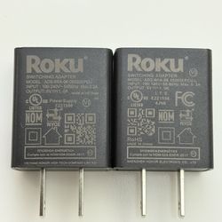 ROKU - USB Power Adapter / Wall Charger for Streaming Services