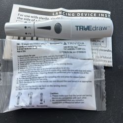 Lancet device w/9 sterile lancets