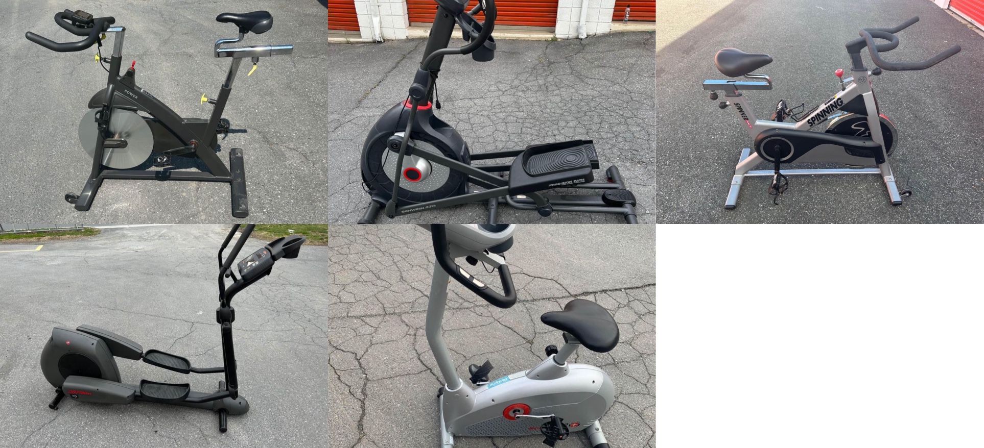 Great Selection of Exercise Equipment $250-$975