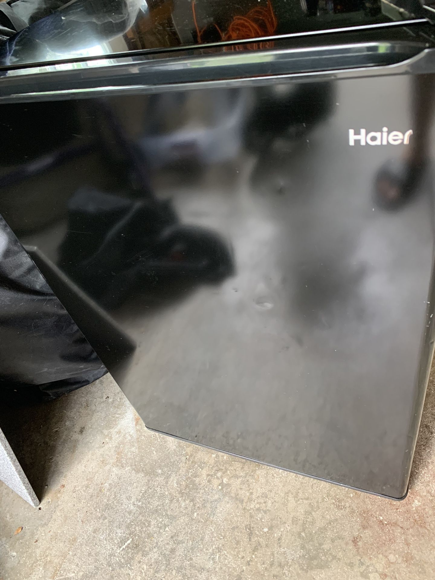 Barely Used Black Mini Refrigerator
