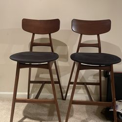 Wood Bar / Kitchen Stools