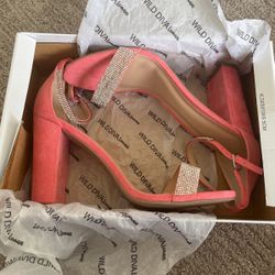Blush Colored Heels Size 9