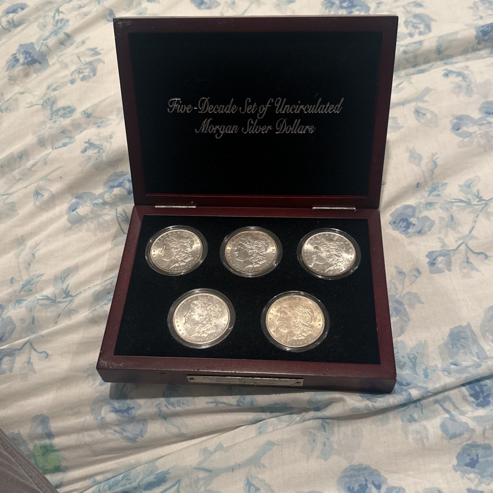 5 Decade Morgan Silver Dollar Set BU/ MS- Uncirculated