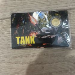 1/1000 Gold Tank With Ceericare Of authenticity