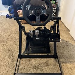 Logitech G920 Driving Wheel + Shifter + Stand – Like New