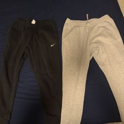 Nike Jogger Sweatpants XL Black And White Grey