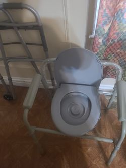 2 --New  Toilet Seat  With Tags &  Walker  