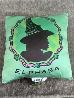 New Wicked Elphaba & Glinda Reversible Pillow