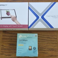 TWO 7" Touch Screen Raspberry Pi Monitors