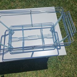 Food tray holders for catering 