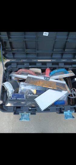 Tile Tool Lot in Hard Case