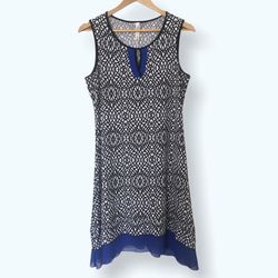 Womens Geometric PerSeption Concept Dress - Size M