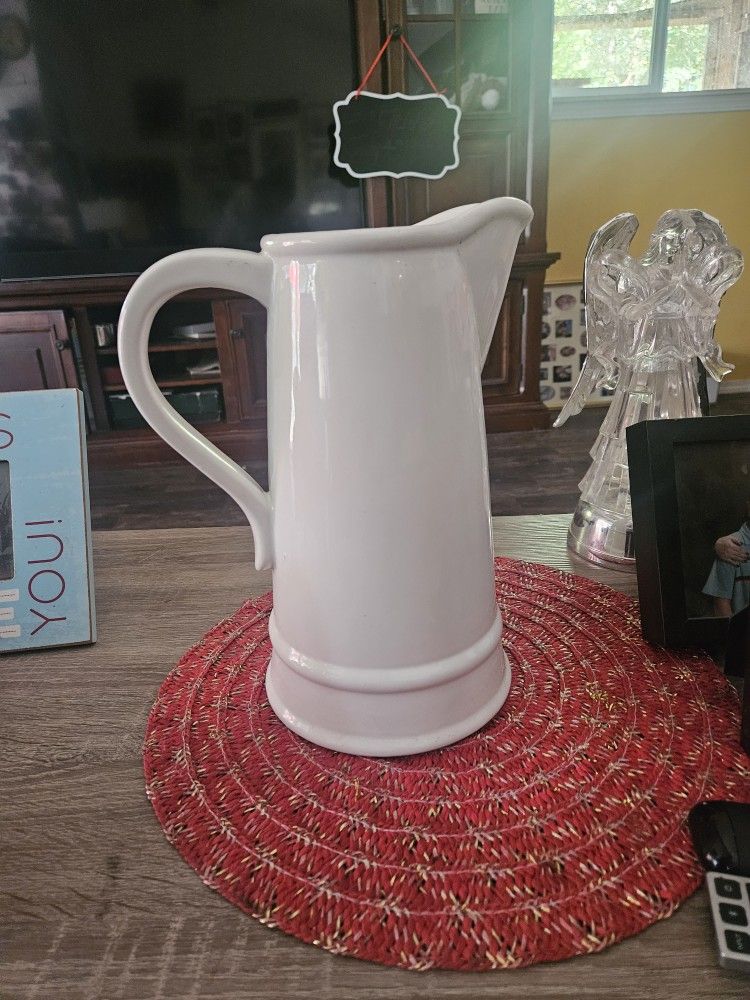 Home Decor Pitcher Large