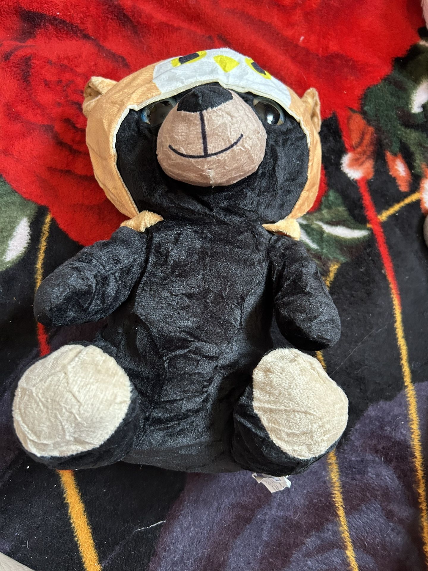Plushie Teddy Bear With Hat Plush
