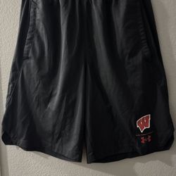 Under Armour HeatGear Men's Black Athletic Shorts S Elastic Waist Pockets