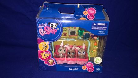 Littlest Pet Shop Petriplets Bunny Set