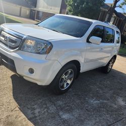 2013 Honda Pilot Touring White 
