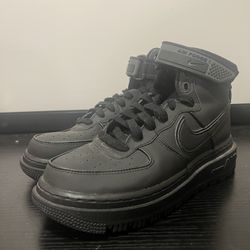 SIZE 6.5 MEN - Nike Air Force 1 Boot Black/Anthracite