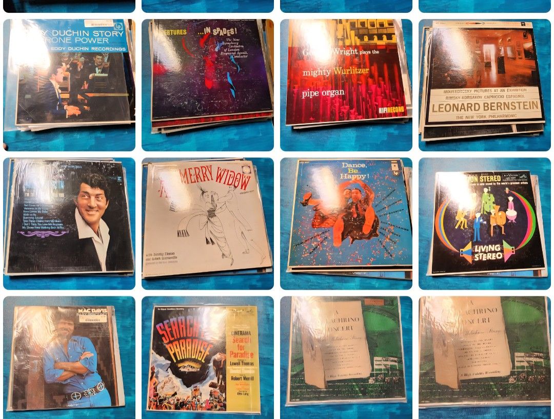Collection Of Vinyl Records