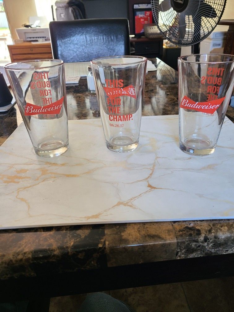 Budweiser Drinking Glasses