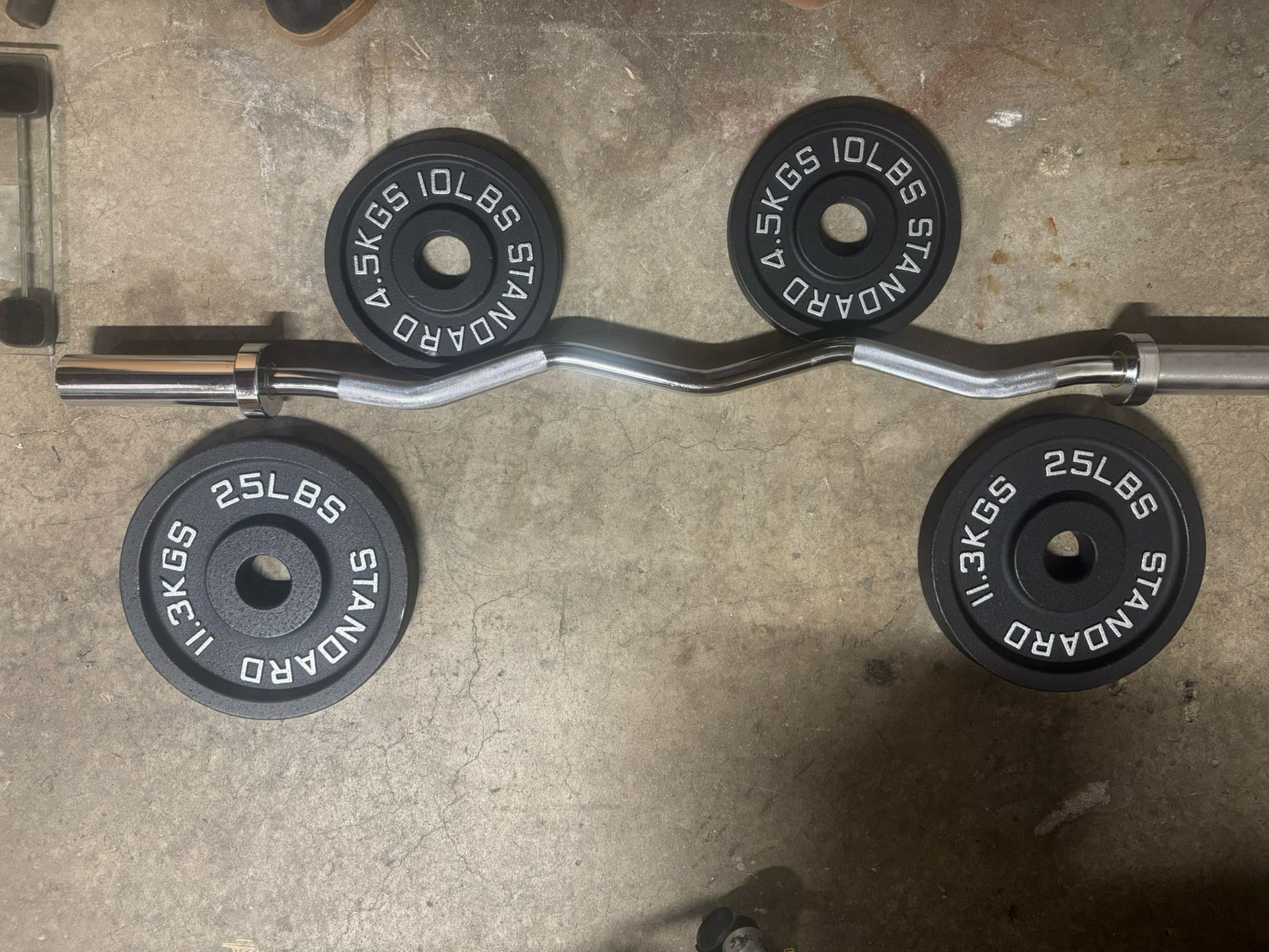 Olympic Weight Set 80 Lbs+ Bar