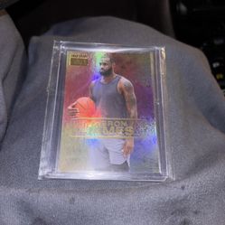 LeBron James Metal Universe Basketball Card Refractor