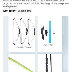 Bow Arrow Youth Teens Practice 