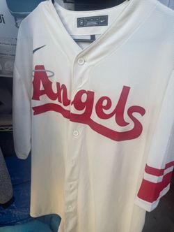 Men's Cream Los Angeles Angels  Team Jersey