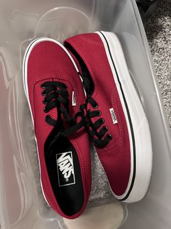 Red And Black Vans 