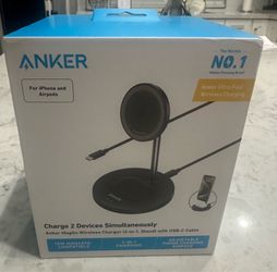 New Anker 2 in 1 wireless magnetic charging stand