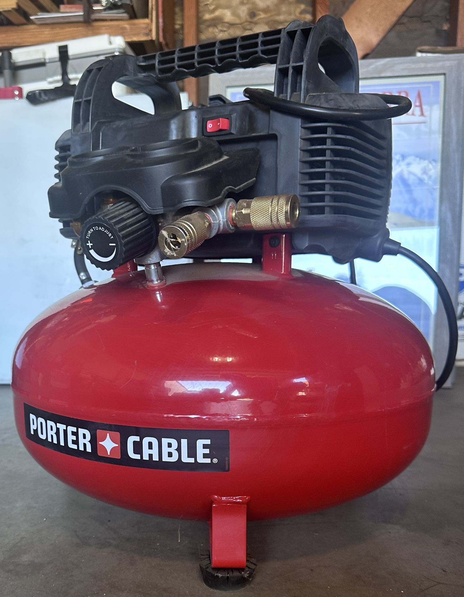 6 Gal. 150 PSI Portable Electric Pancake Air Compressor