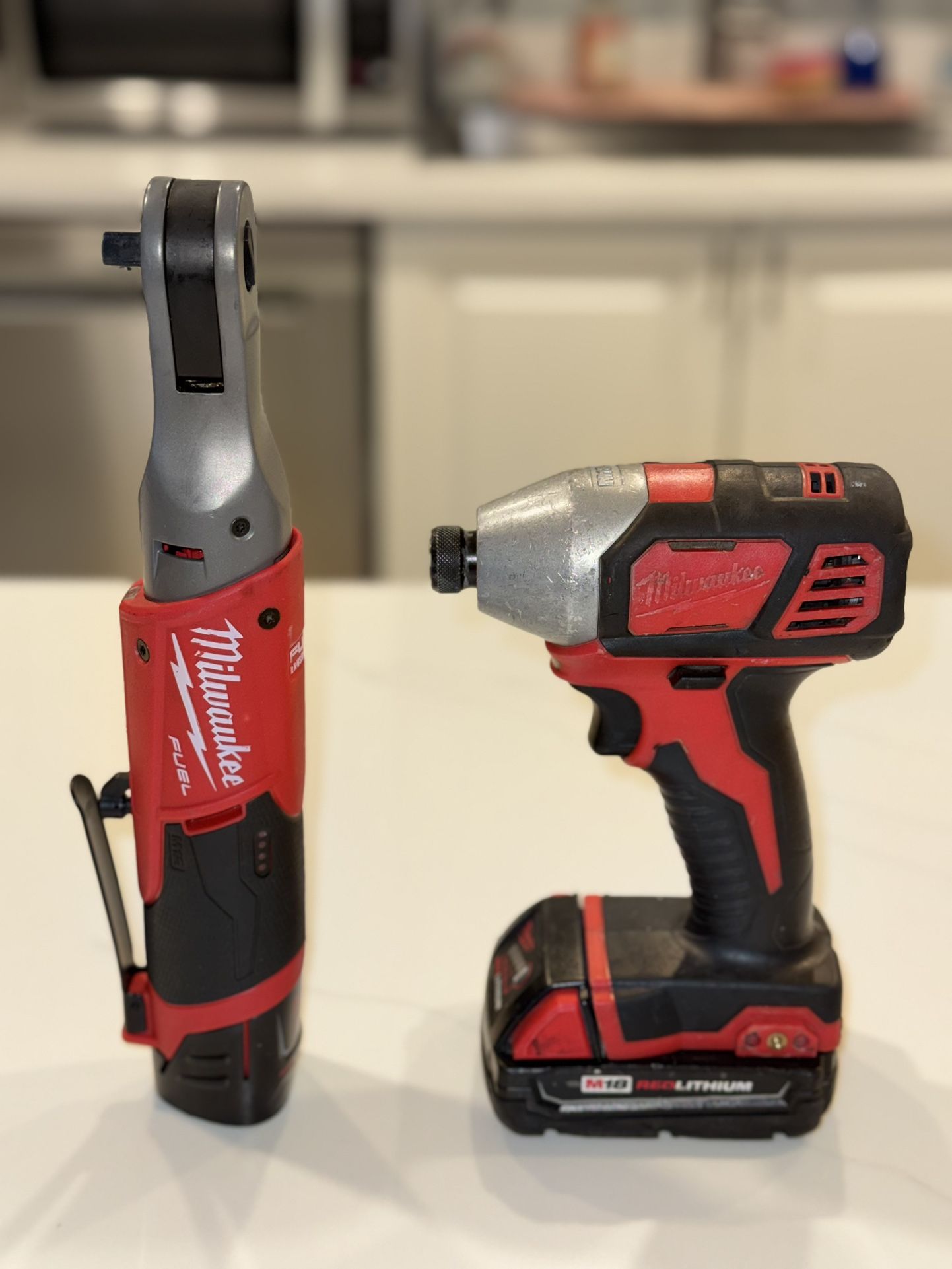 Milwaukee Tools (Ratchet & Impact Driver)