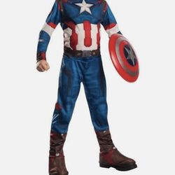 Captain America Avengers 2: Age of Ultron Costume Kids Boys Med Marvel-NO Shield