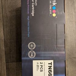 Brother Printer TN660 Toner (2 pack ) -EZink brand 
