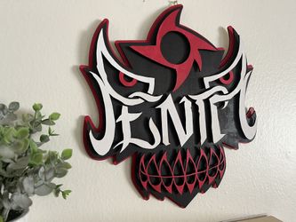 WWE Penta Logo Wood Sign