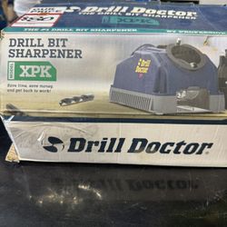 Drill Doctor Drill Bit Sharpener - Sharpens 3/32-in to 1/2-in Bits - High-Speed Steel, Masonry, Carbide - Plastic/Metal