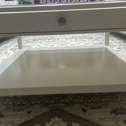 Large White Coffee Table 