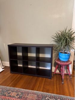 Wood Cube Shelf Unit
