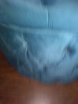 Teal Ottoman