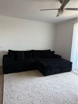 Black sectional