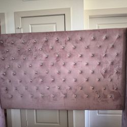 King Size Pink Upholstery Bed CalKing 