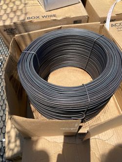 50 lb. Boxes of 10 Gauge Roll, Black Annealed Box / Baler Auto Tie Wire