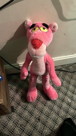 Vintage Rare 1967 Pink Panther Stuffed Animal