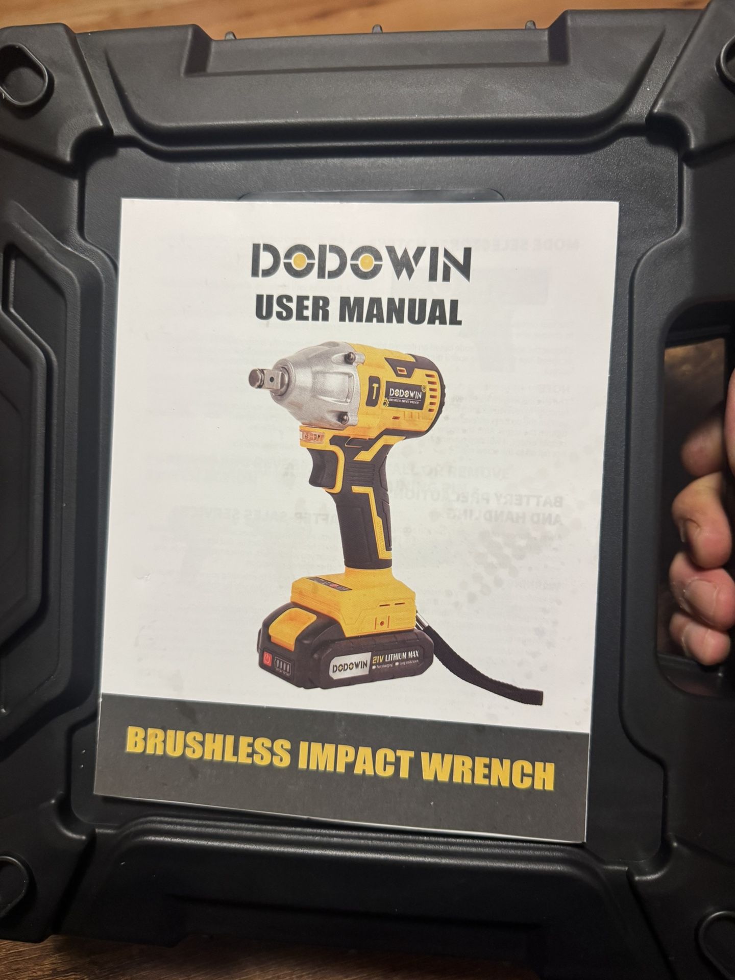Heavy-Duty Brushless Impact Wrench + Accessories